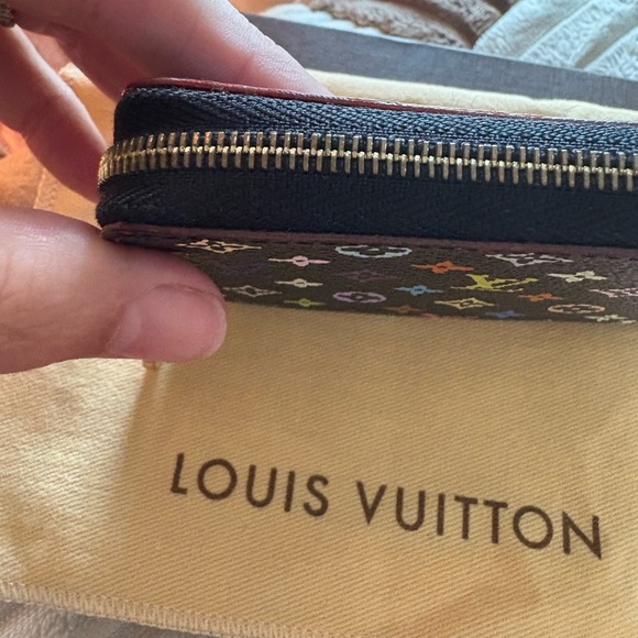Louis Vuitton Black Multicolor Monogram Wallet - Picture 7 of 12